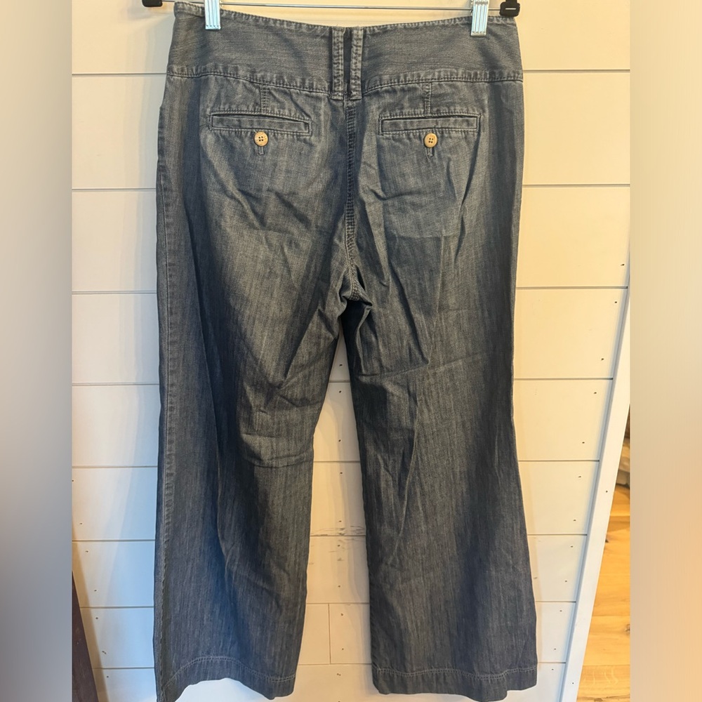 LOFT Wide Leg Jeans Size 6 Lightweight with pockets ! Ann Taylor Loft - Picture 6 of 9